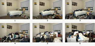 Clutter Image Rating Scale - Bedroom